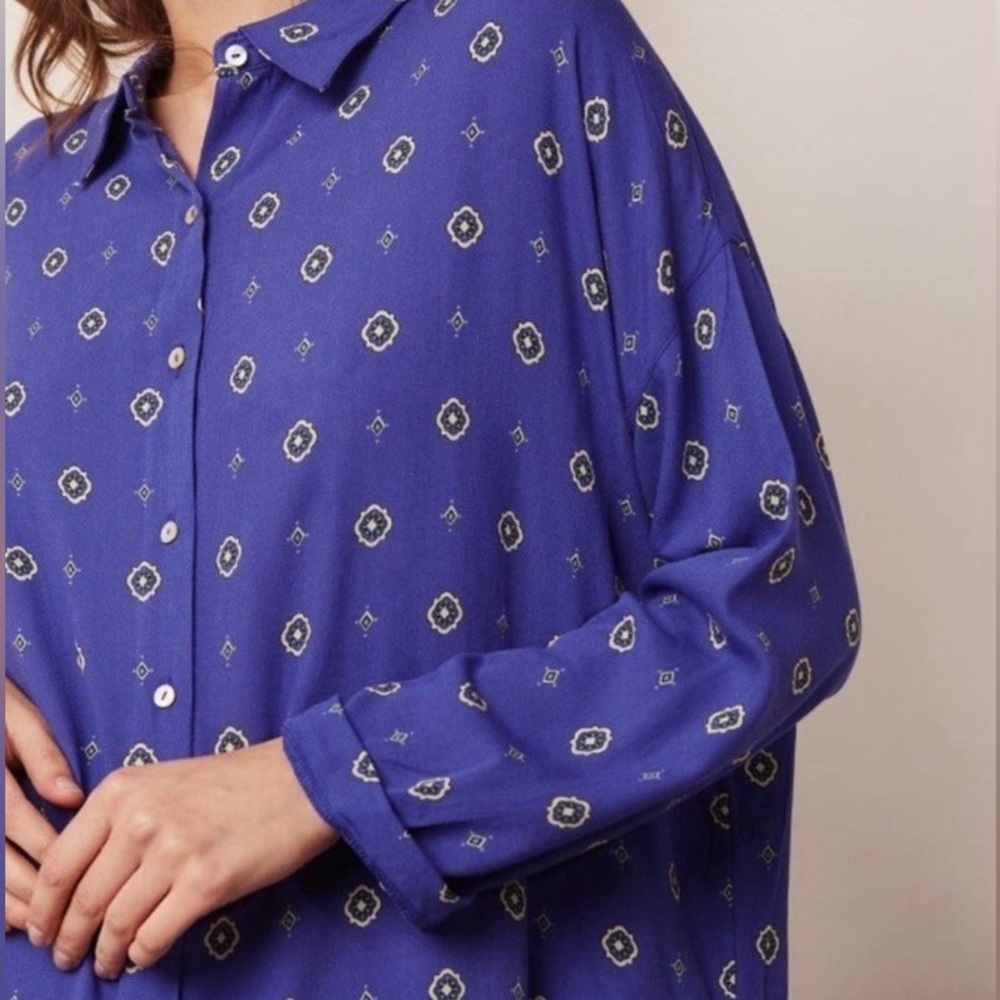 FP Intimately Patterned Button-Up - Picture 1 of 5